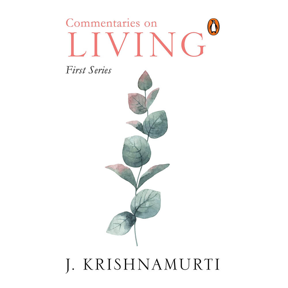 Cover of Krishnamurti's book Commentaries on Living