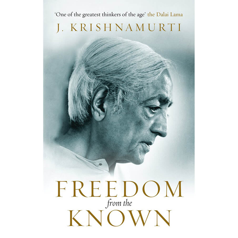 Cover of Krishnamurti's book Freedom from the Known
