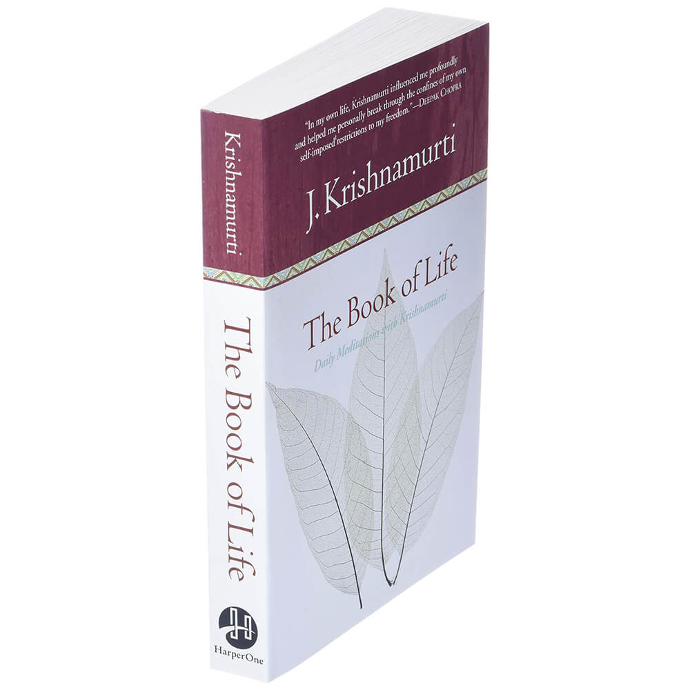 Cover of Krishnamurti's book The Book of Life