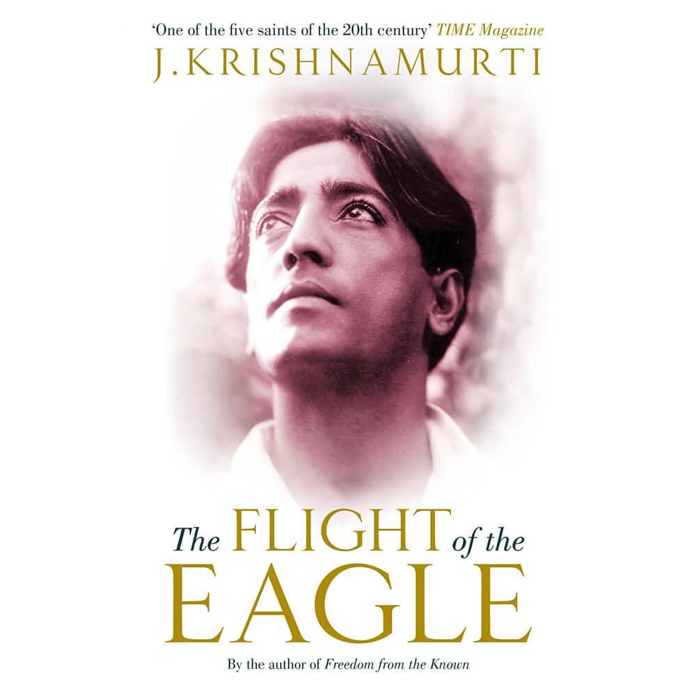 Cover of Krishnamurti's book The Flight of the Eagle