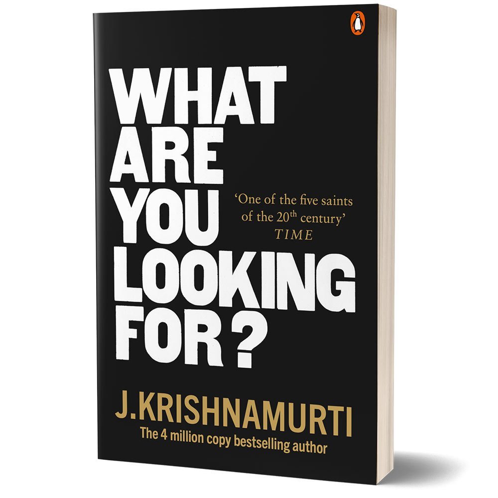 Cover of Krishnamurti's book What Are You Doing With Your Life?