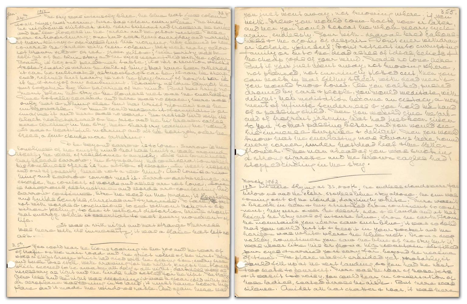 Pages From Krishnamurti’s Notebook, January 1962