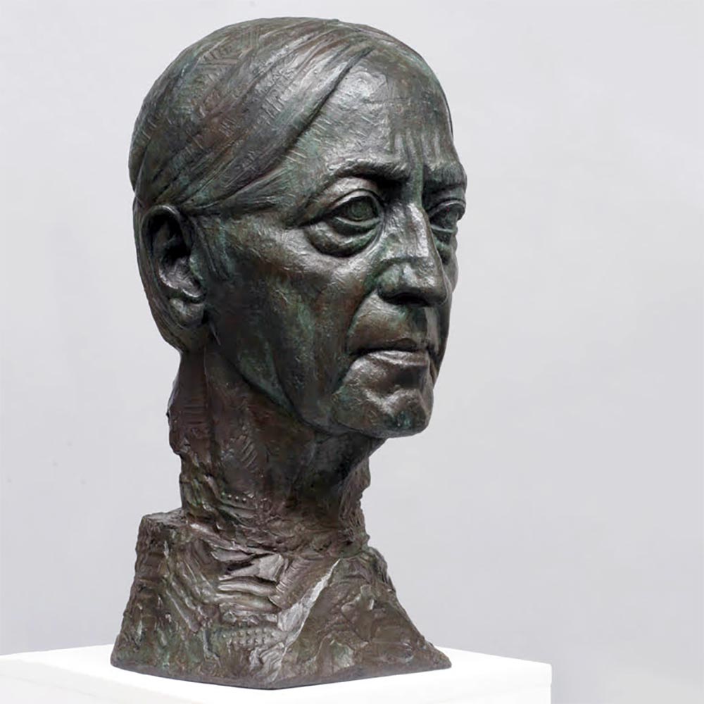 Bust of Krishnamurti by Nigel Boonham