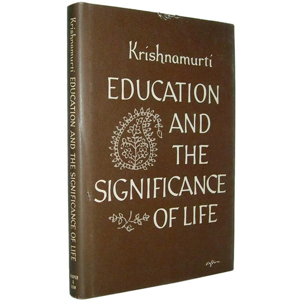 j krishnamurti books on education