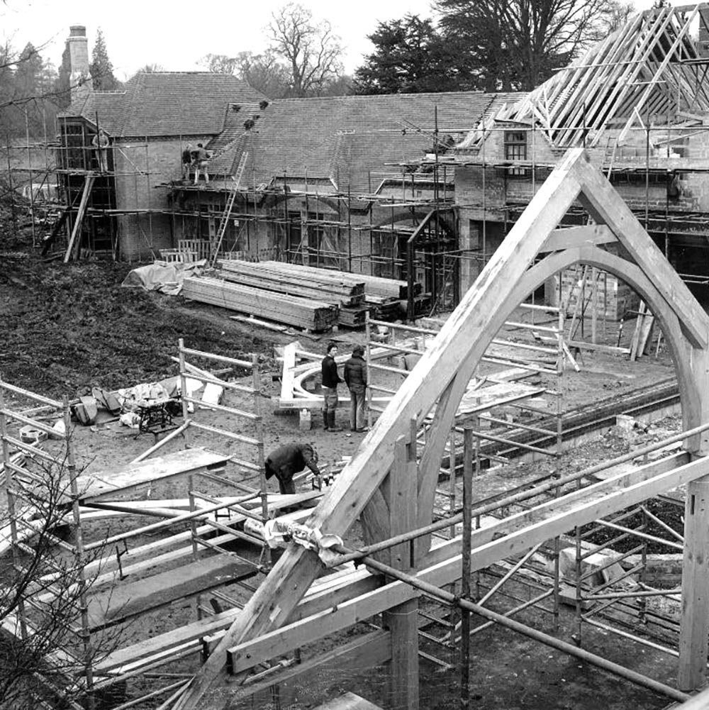 Traditional Oak Frame Construction, The Krishnamurti Centre