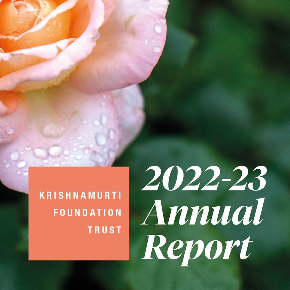 Krishnamurti Foundation Trust Annual Report 2020-21