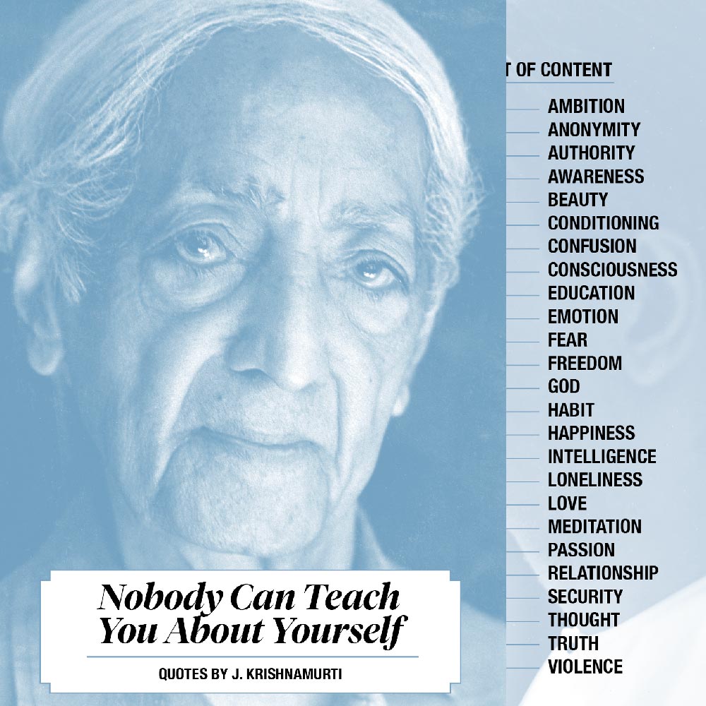 Free booklet: Nobody Can Teach You About Yourself