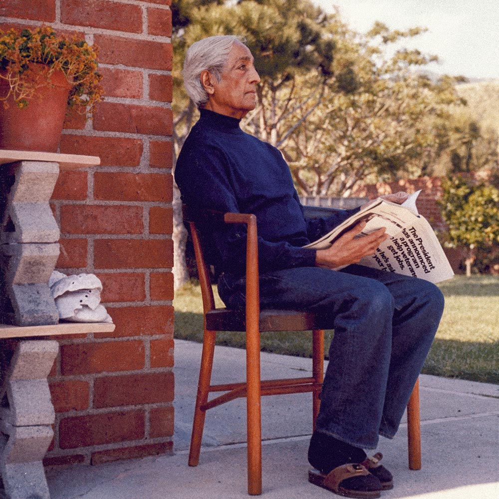 Photo of J. Krishnamurti